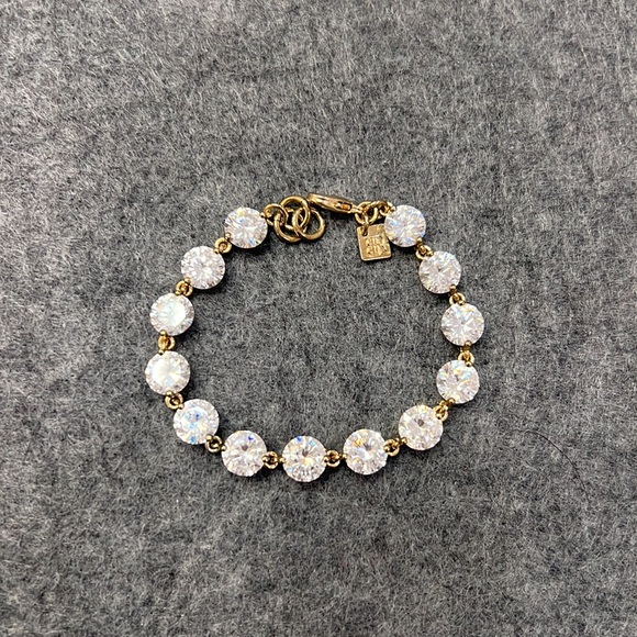 Crystal Stone Gold Bracelet - Picture 2 of 2